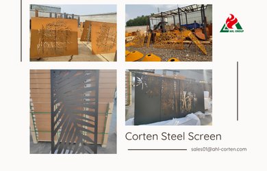 Corten Steel Screen Panel